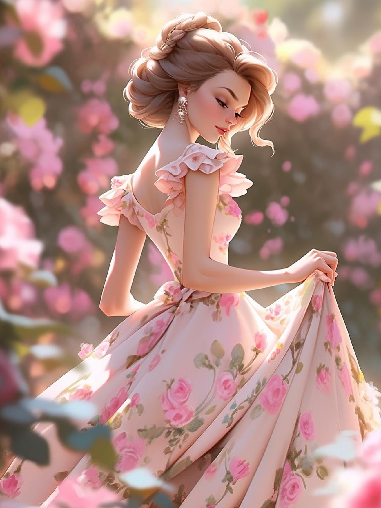 Beautiful Girl | Diamond Painting