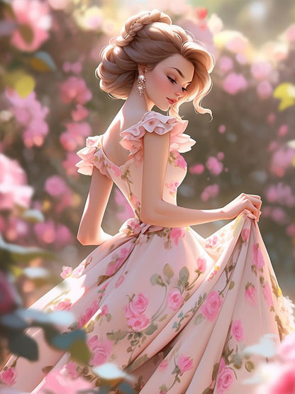 Beautiful Girl | Diamond Painting