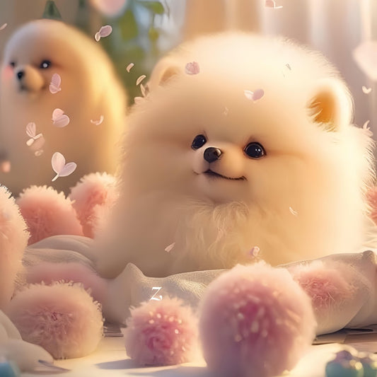 Pomeranian Dog | Diamond Painting