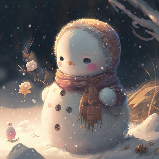 Snowman | Diamond Painting