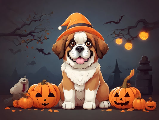 Saint Bernard Dog | Diamond Painting
