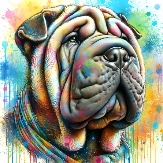 Shar Pei Dog | Diamond Painting