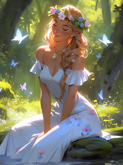 Beautiful Girl | Diamond Painting