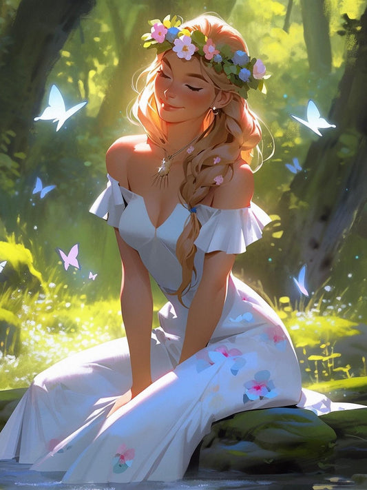 Beautiful Girl | Diamond Painting