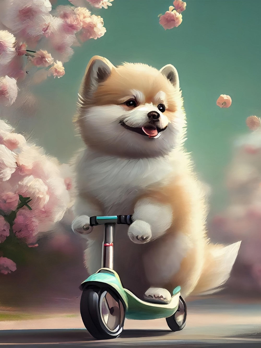 Pomeranian Dog | Diamond Painting