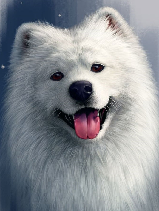 Samoyed Dog | Diamond Painting