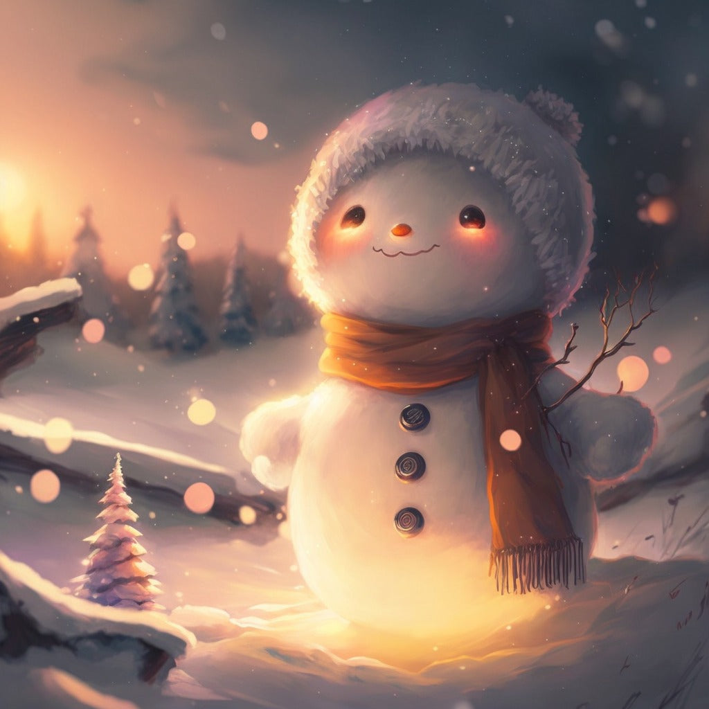 Snowman | Diamond Painting