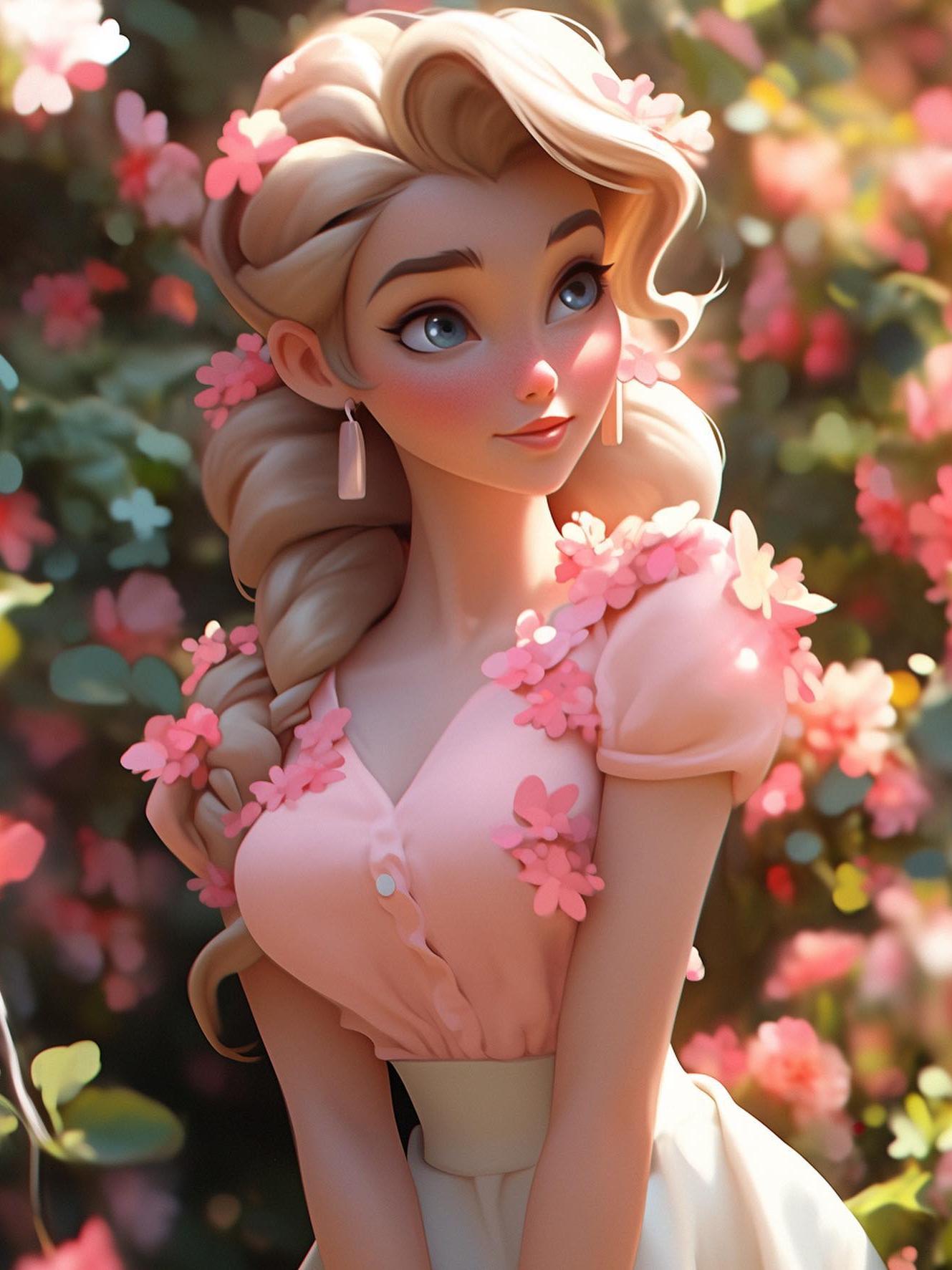 Beautiful Girl | Diamond Painting