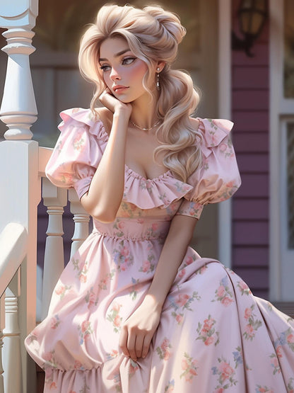 Beautiful Girl | Diamond Painting