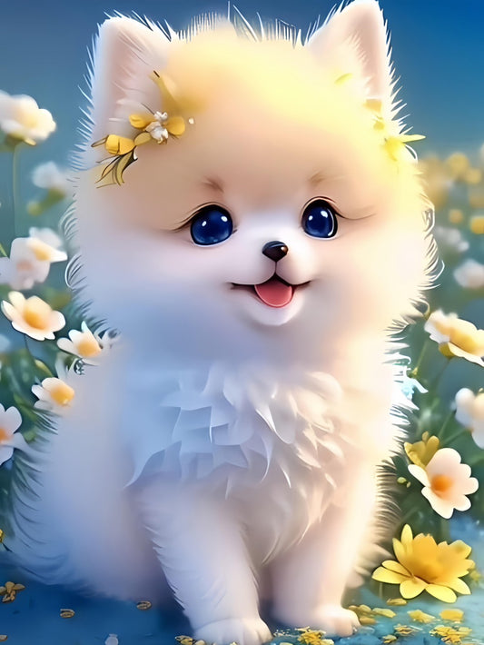 Pomeranian Dog | Diamond Painting