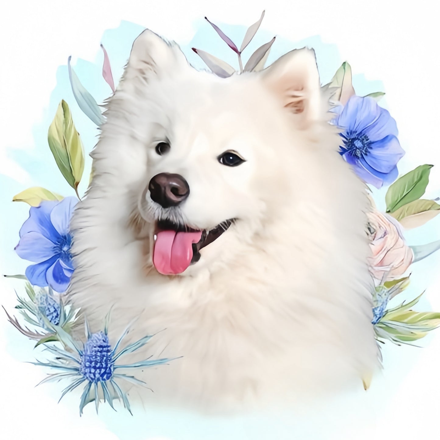 Samoyed Dog | Diamond Painting
