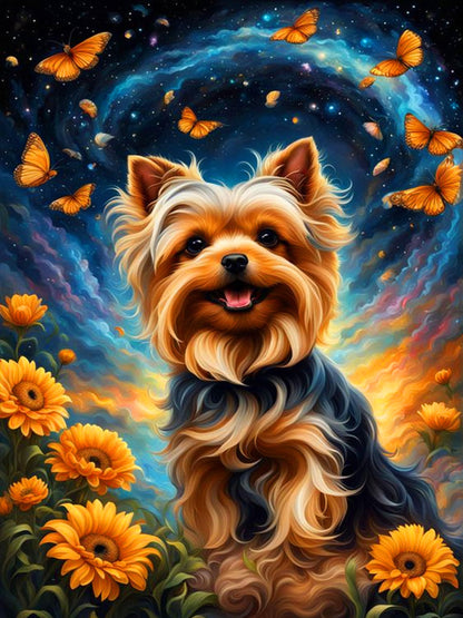 Dog Yorkie | Diamond Painting