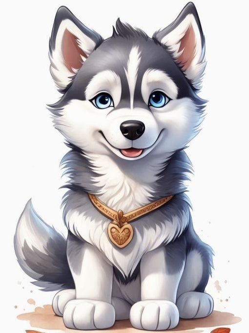 Husky Dog | Diamond Painting