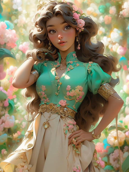 Beautiful Girl | Diamond Painting