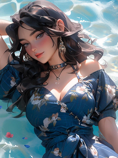 Beautiful Girl | Diamond Painting