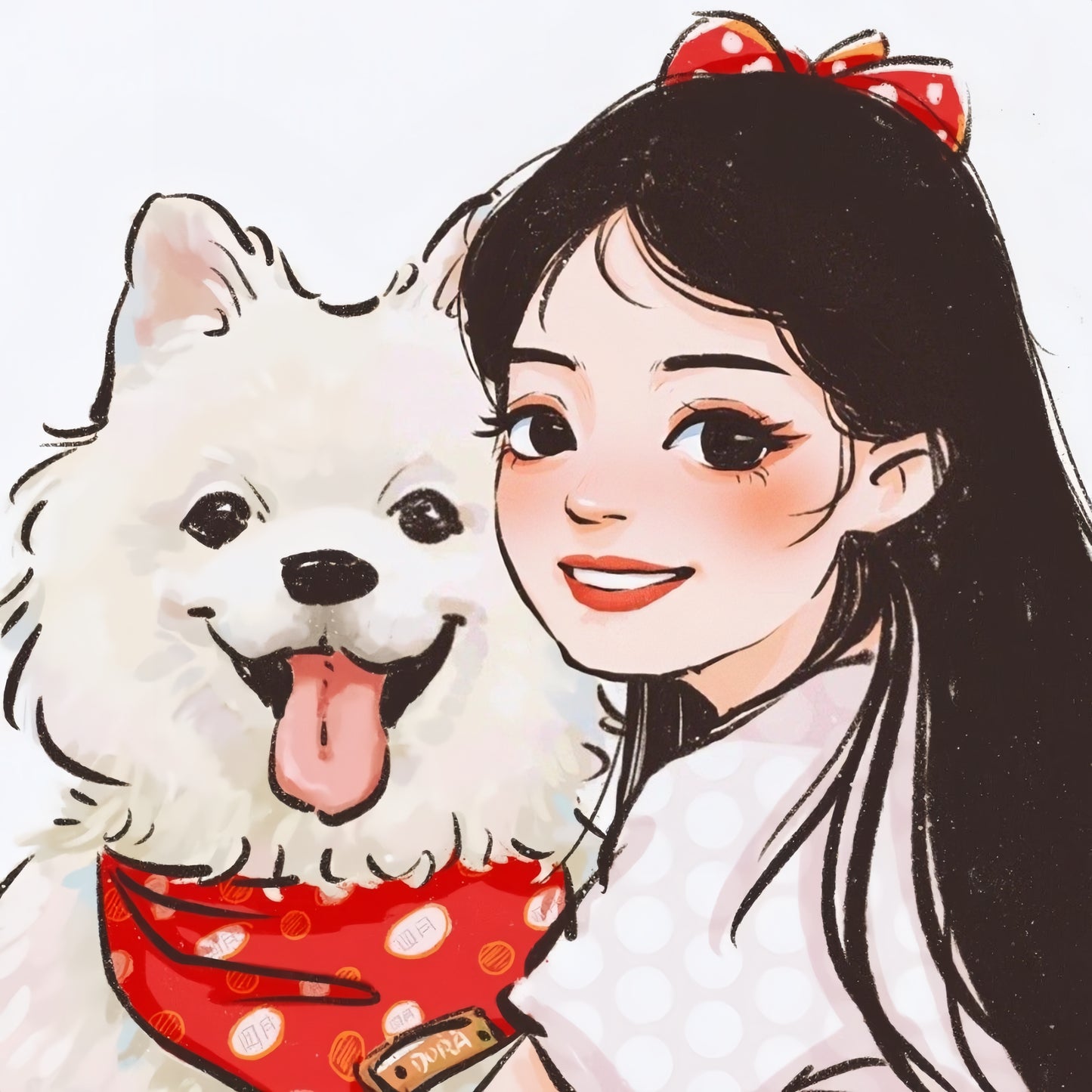 Samoyed Dog | Diamond Painting