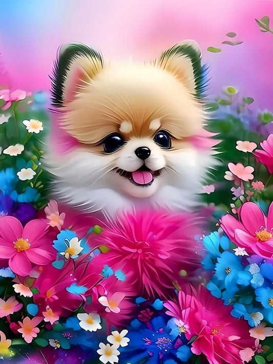 Pomeranian Dog | Diamond Painting