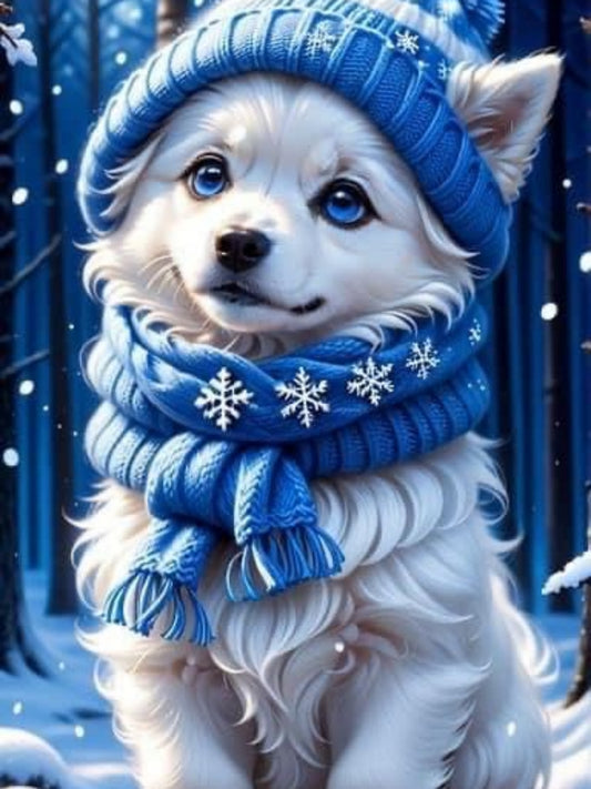 Christmas Dog | Diamond Painting