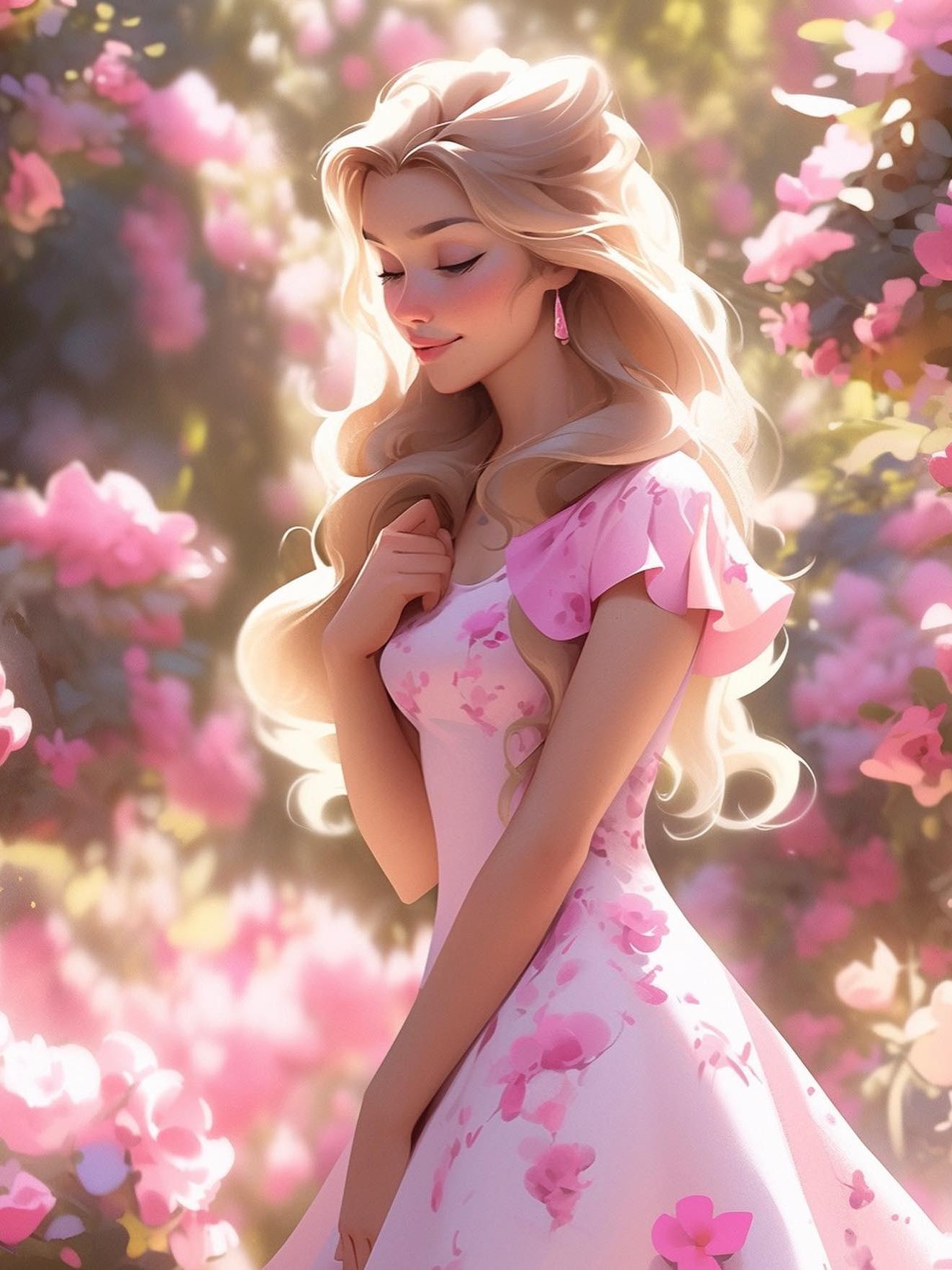 Beautiful Girl | Diamond Painting