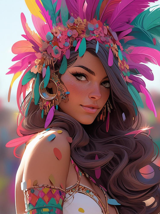 Beautiful Girl | Diamond Painting