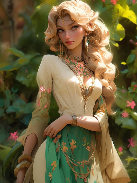 Beautiful Girl | Diamond Painting