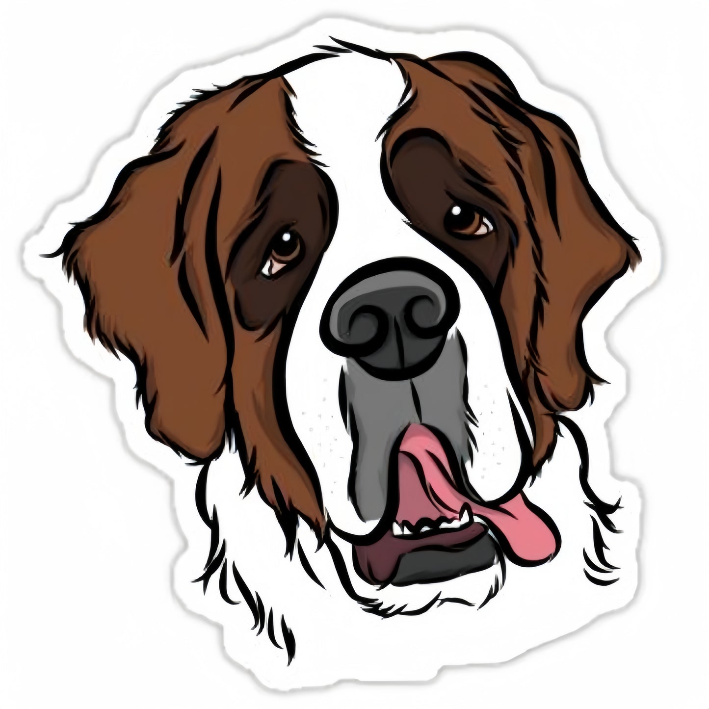 Saint Bernard Dog | Diamond Painting