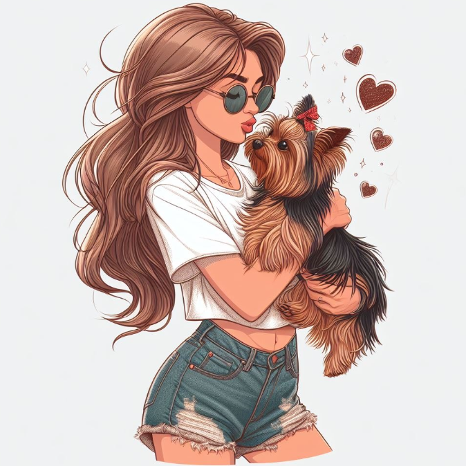 Dog Yorkie | Diamond Painting