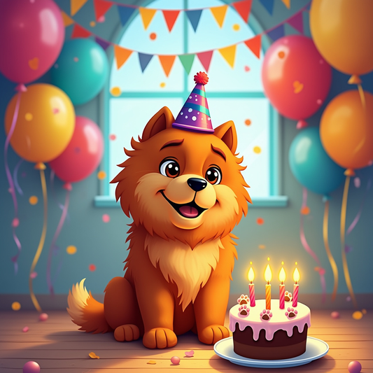 Dog Chow Chow | Diamond Painting