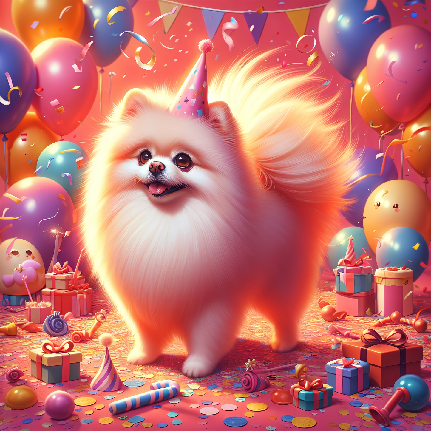 Pomeranian Dog | Diamond Painting