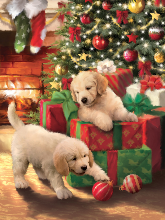 Christmas Dog | Diamond Painting