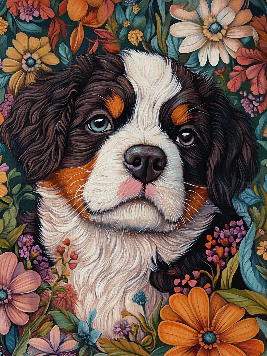 Saint Bernard Dog | Diamond Painting