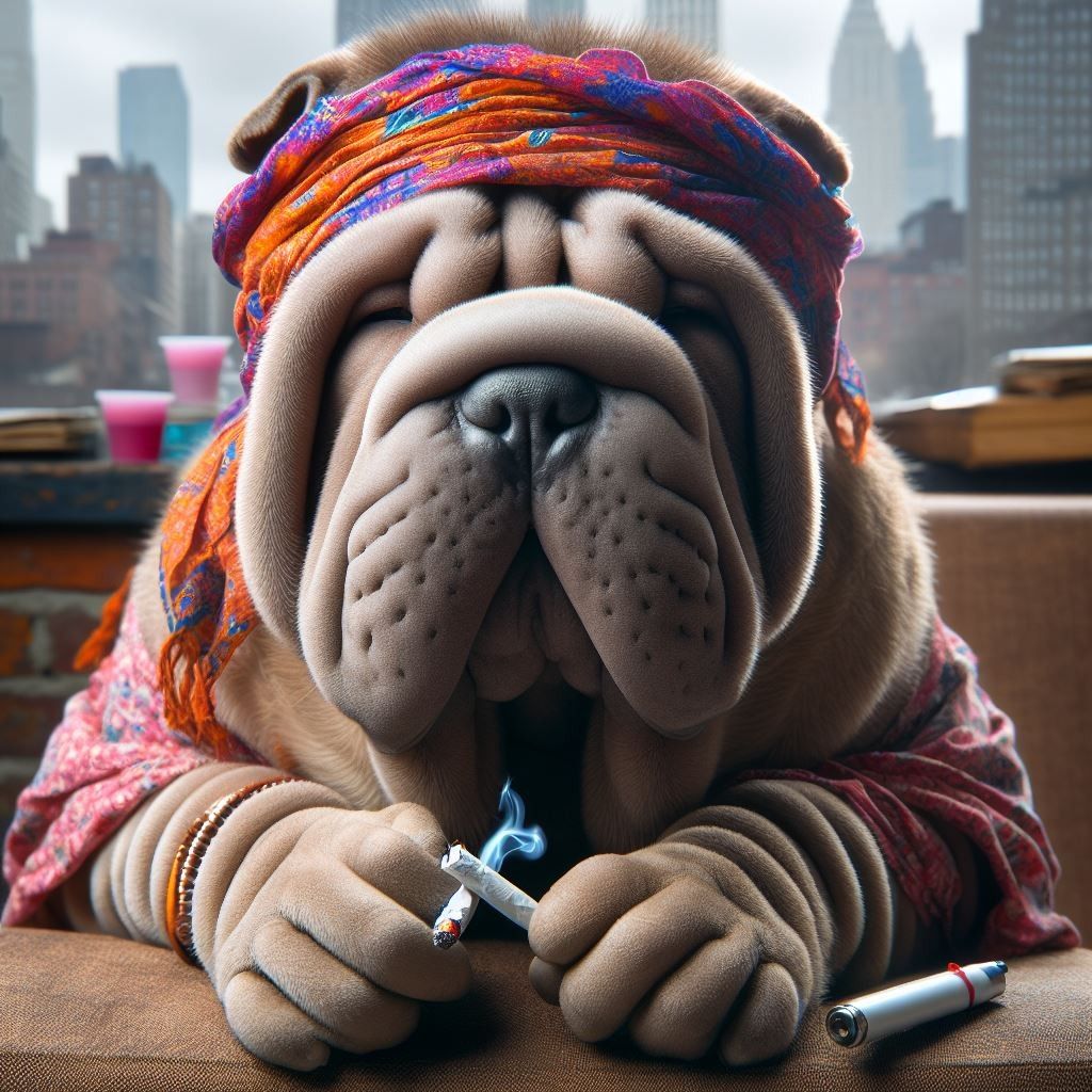 Shar Pei Dog | Diamond Painting