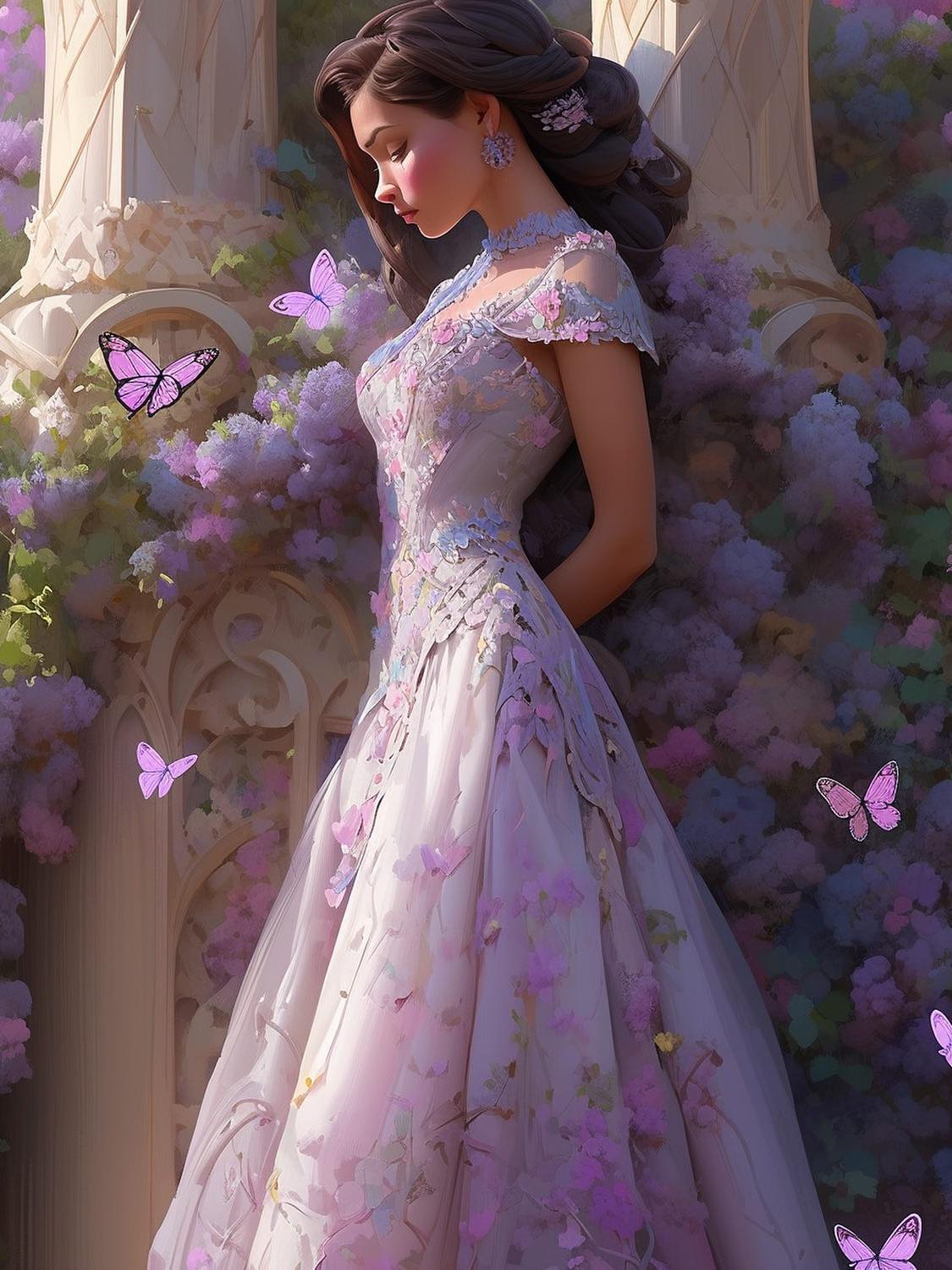 Beautiful Girl | Diamond Painting