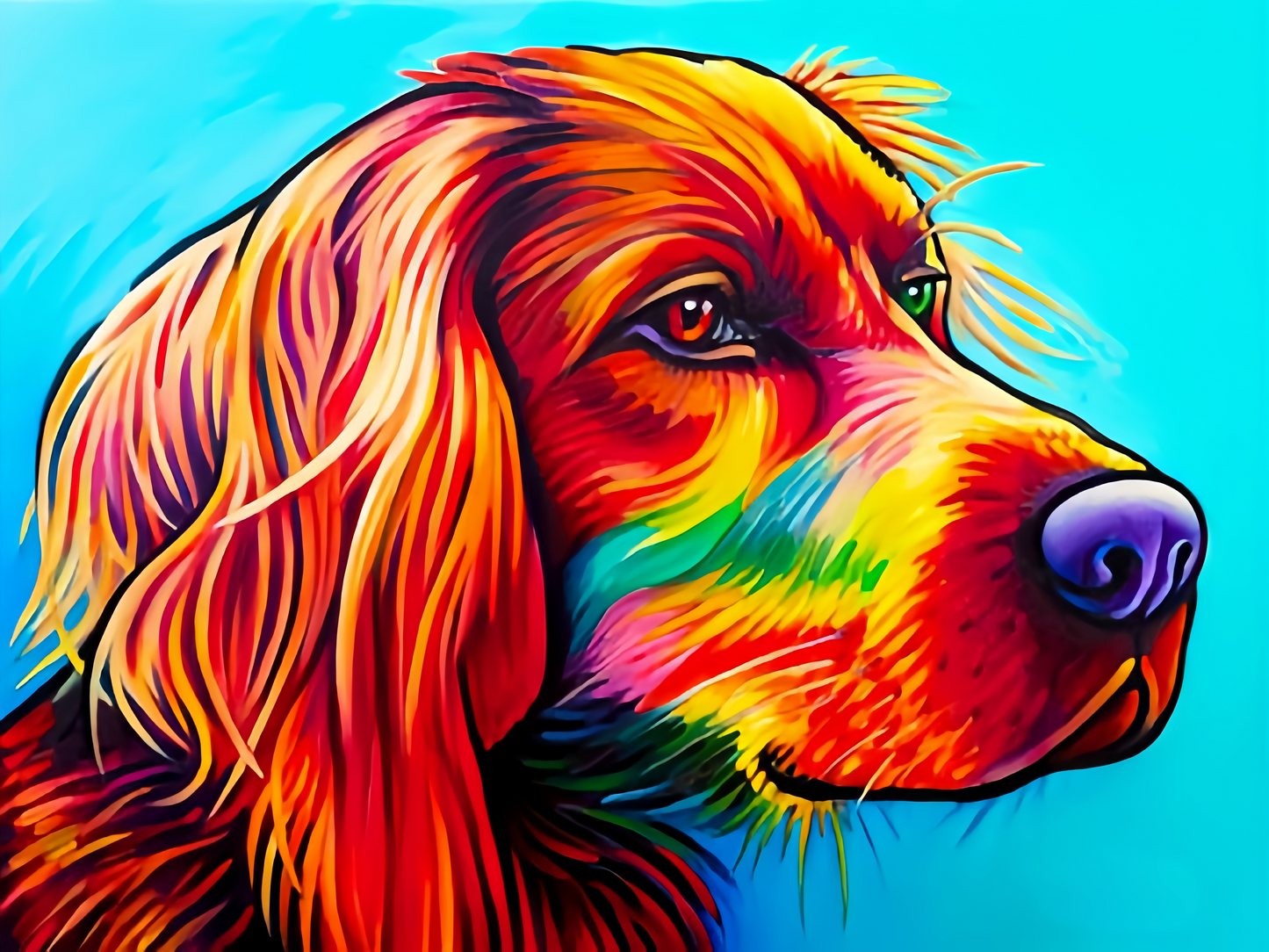 Irish Setter Dog | Diamond Painting