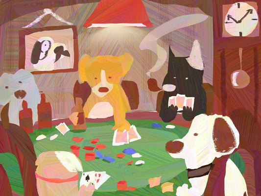 Playing Poker Dog | Diamond Painting