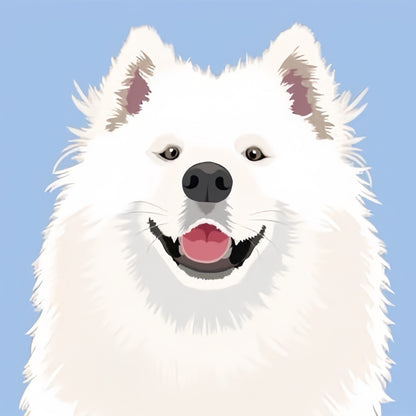 Samoyed Dog | Diamond Painting