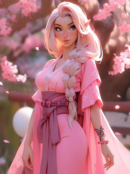 Beautiful Girl | Diamond Painting