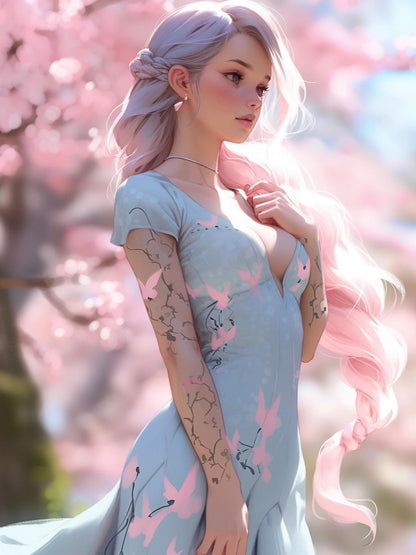 Beautiful Girl | Diamond Painting