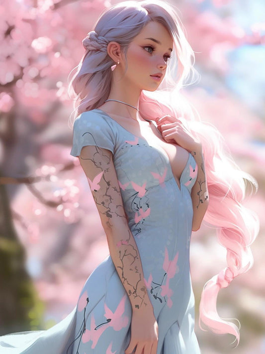 Beautiful Girl | Diamond Painting