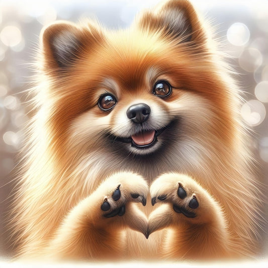 Pomeranian Dog | Diamond Painting