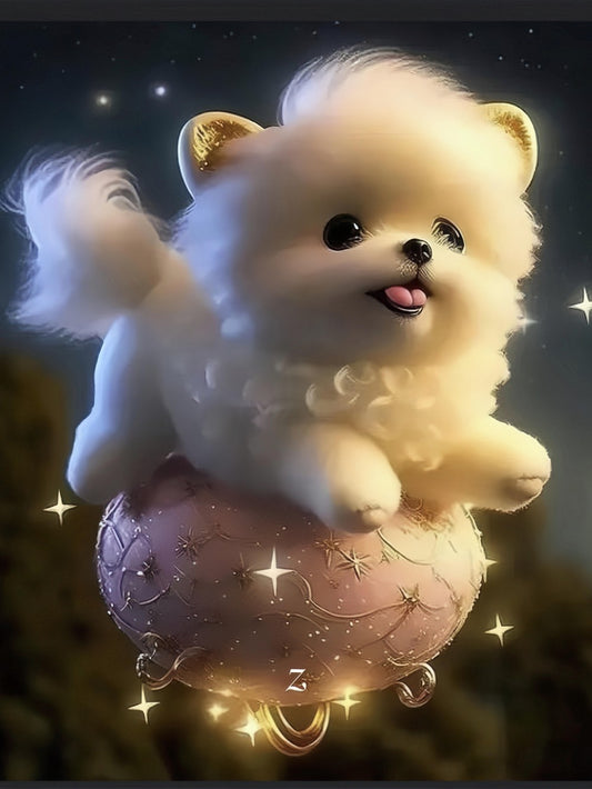 Pomeranian Dog | Diamond Painting