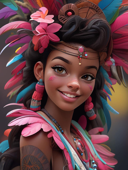 Beautiful Girl | Diamond Painting