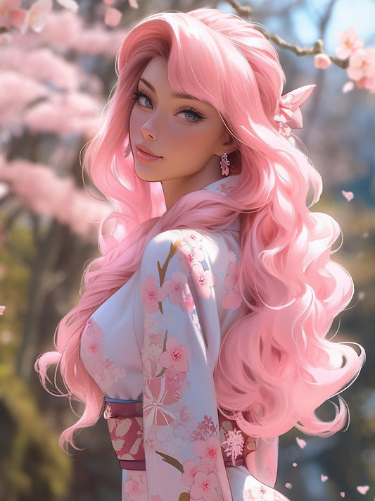 Beautiful Girl | Diamond Painting