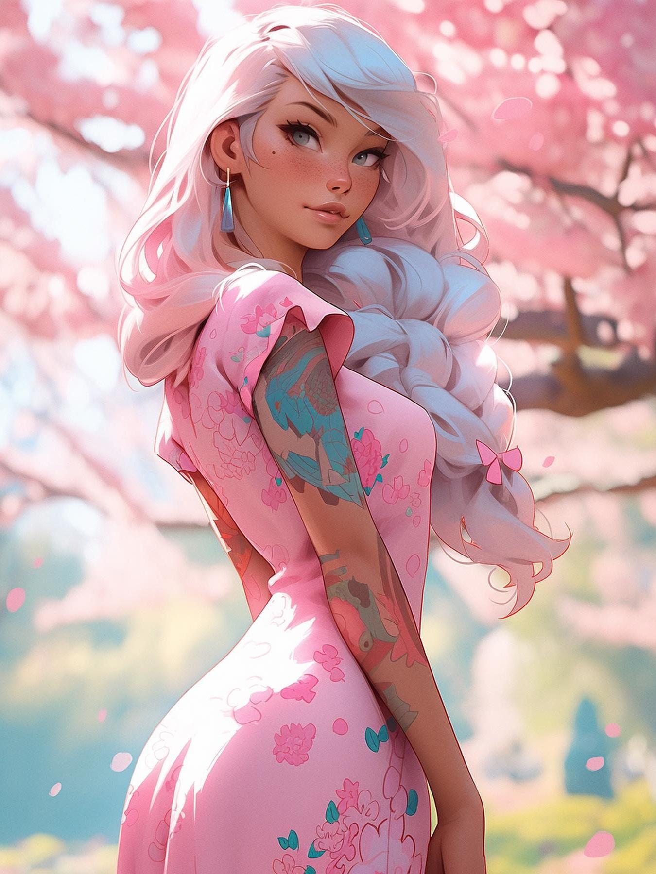 Beautiful Girl | Diamond Painting