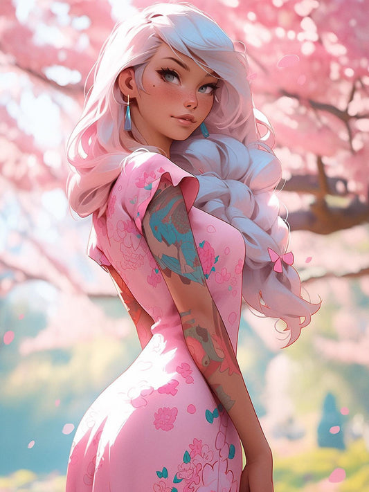 Beautiful Girl | Diamond Painting