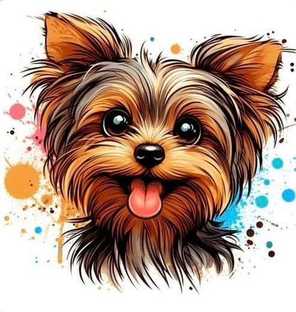 Dog Yorkie | Diamond Painting