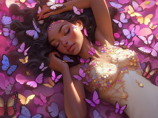 Beautiful Girl | Diamond Painting
