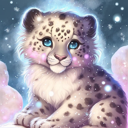 Snow Leopard | Diamond Painting