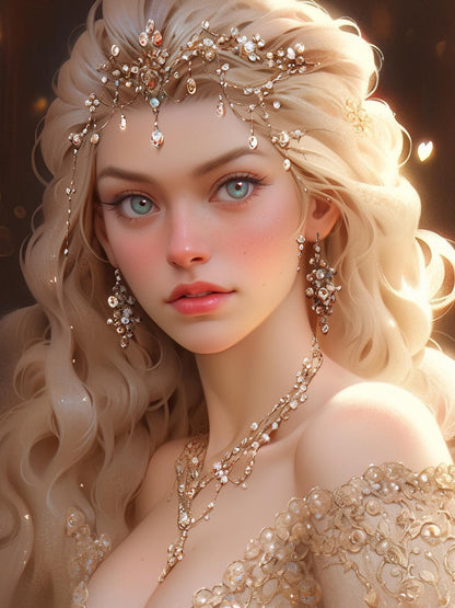 Beautiful Girl | Diamond Painting