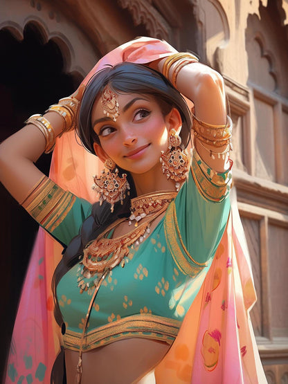 Beautiful Girl | Diamond Painting